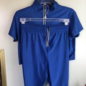 Women’s Large 2 Piece Biker Short Set